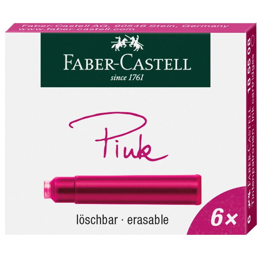 Faber-Castell - Cartuchos de tinta estándar fucsia