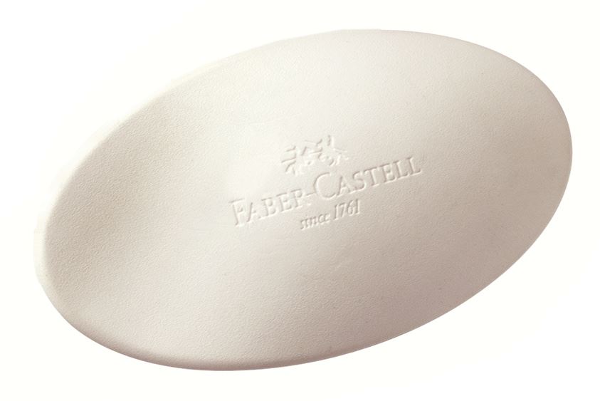 Faber-Castell - Goma de borrar Kosmo Mini, blanco