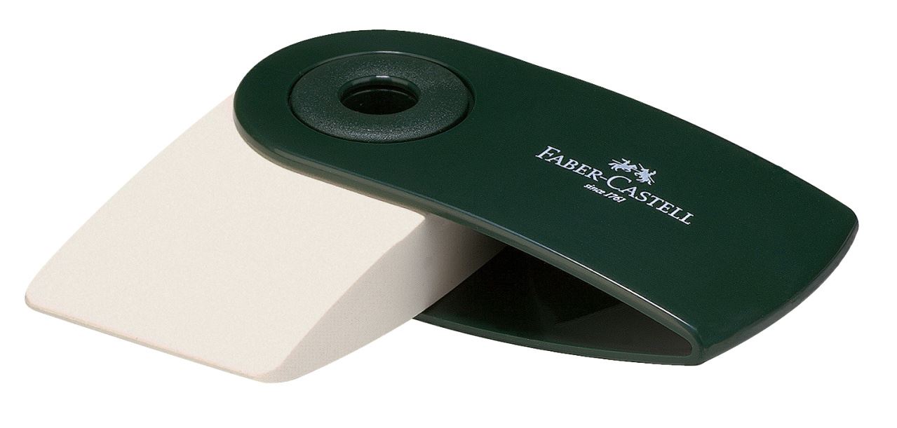 Faber-Castell - Goma de borrar Sleeve, verde