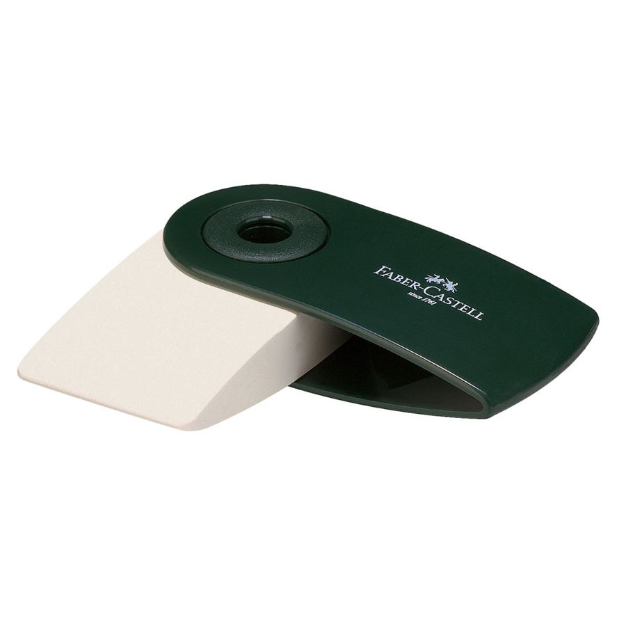 Faber-Castell - Goma de borrar Sleeve, verde