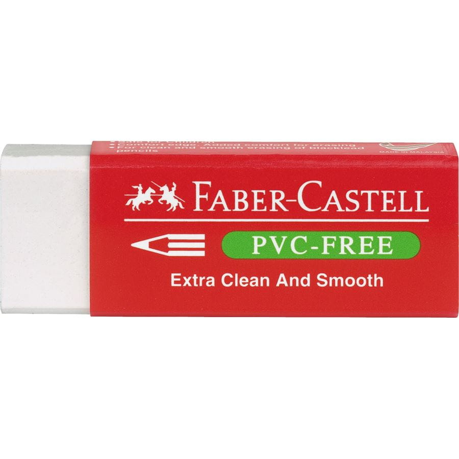 Faber-Castell - Goma de borrar 7095-20, blanco