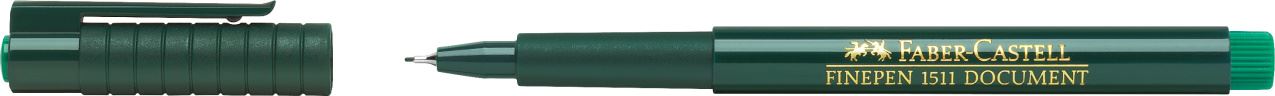 Faber-Castell - Rotulador Finepen 1511, 0,4 mm, verde