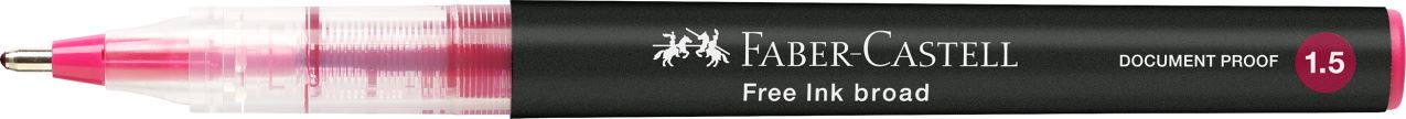 Faber-Castell - Roller Free Ink, 1.5 mm, rojo vino