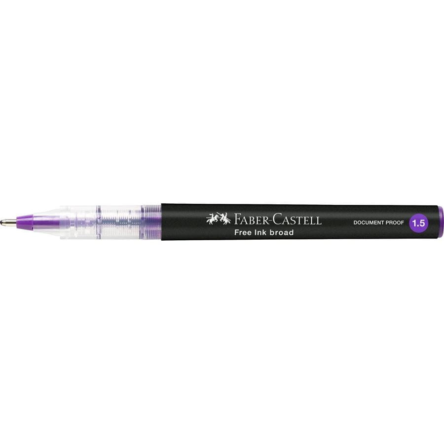 Faber-Castell - Roller Free Ink, 1.5 mm, violeta