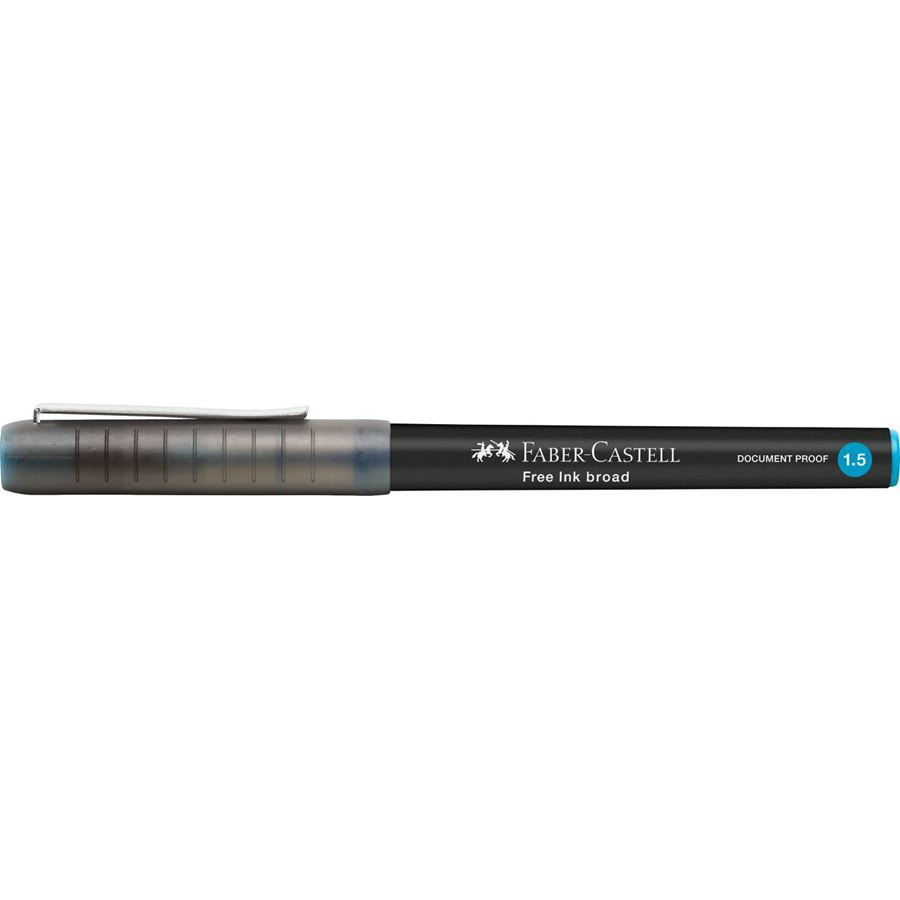 Faber-Castell - Roller Free Ink, 1.5 mm, azul cielo