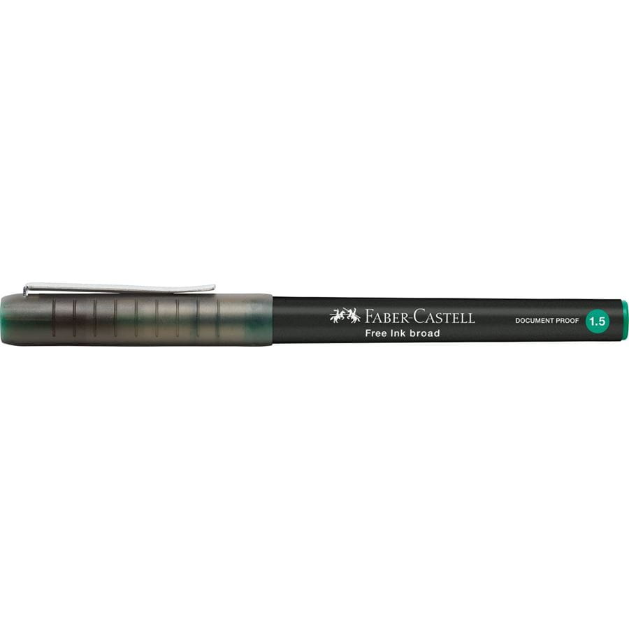 Faber-Castell - Roller Free Ink, 1.5 mm, verde
