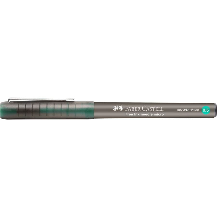 Faber-Castell - Roller Free Ink Needle 0.5 verde