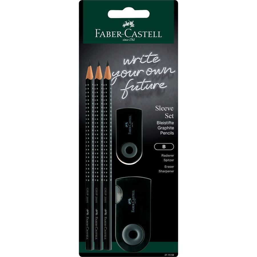 Faber-Castell - Blíster Sleeve grande negro