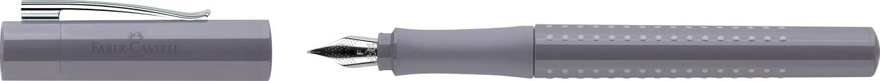 Faber-Castell - Pluma estilográfica Grip 2010 F dapple gray