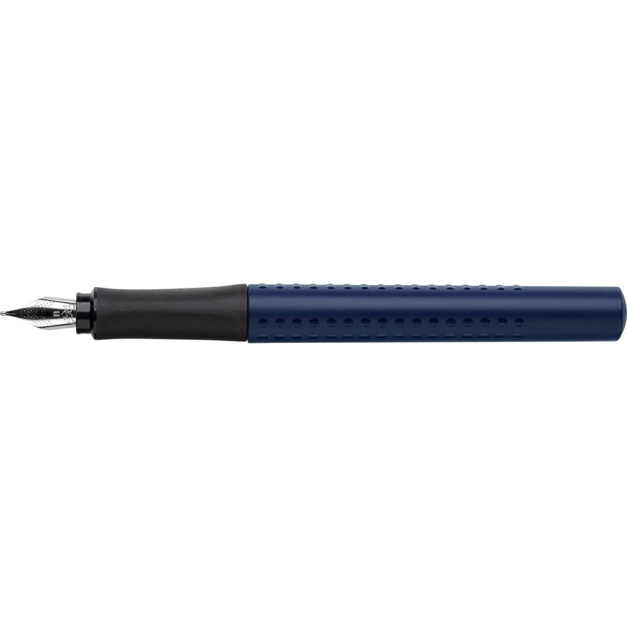 Faber-Castell - Pluma estilografo Grip 2011 B clas. azul