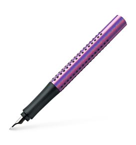 Faber-Castell - Pluma estilo. Grip Edition Glam F violet