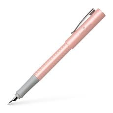 Faber-Castell - Pluma estilográfica Grip Pearl Edition EF rosado