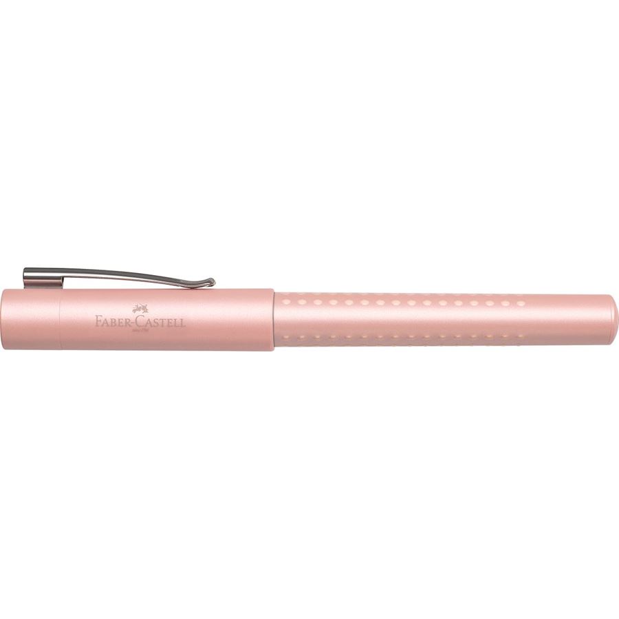 Faber-Castell - Pluma estilográfica Grip Pearl Edition M rosado