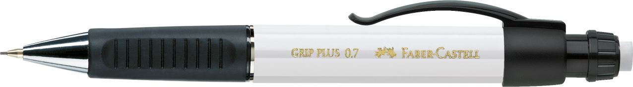 Faber-Castell - Portaminas Grip Plus, 0,7 mm, color blanco