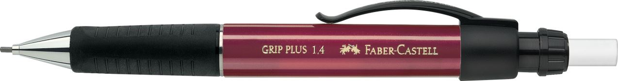 Faber-Castell - Portaminas Grip Plus, 1,4 mm, color rojo metálico