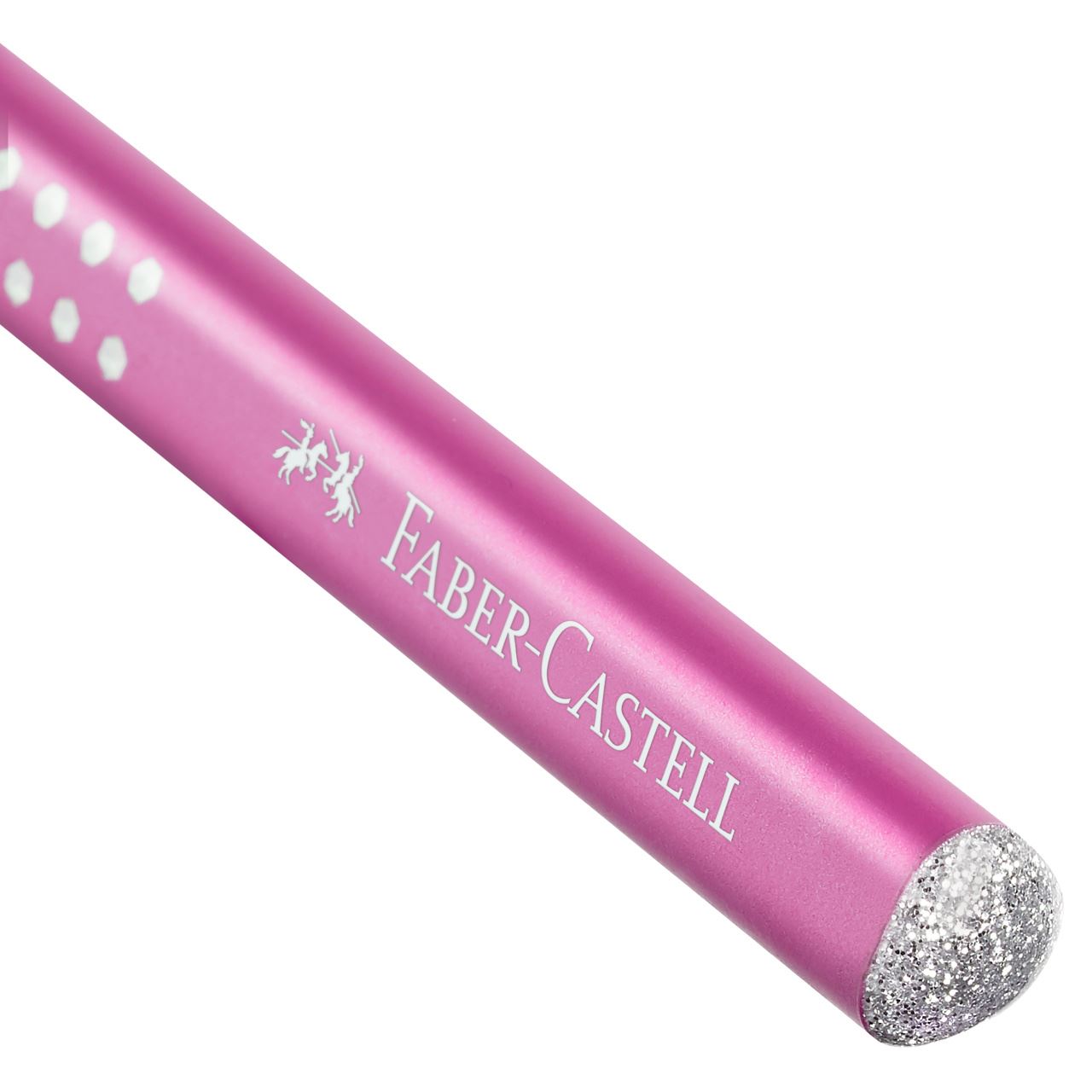 Faber-Castell - Lápiz Jumbo Sparkle, rosa
