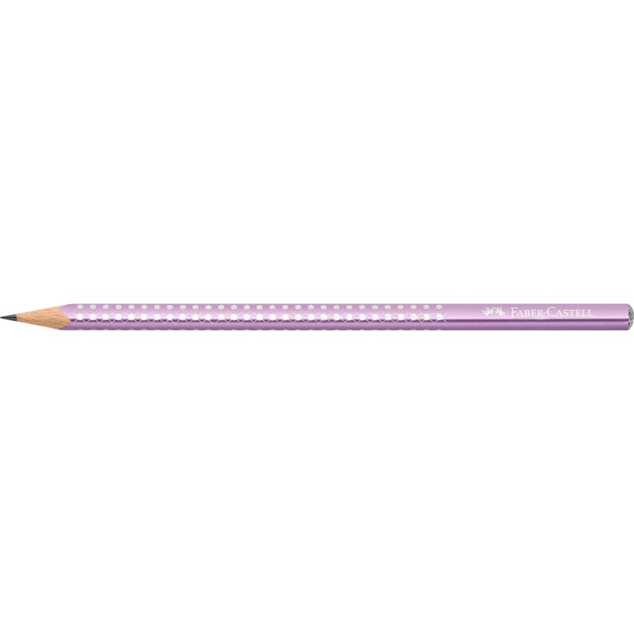 Faber-Castell - Lápiz de grafito Sparkle violet metallic