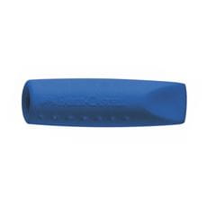 Faber-Castell - Goma de borrar Grip 2001 Eraser Cap, 2 gris/rojo o gris/azul