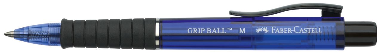 Faber-Castell - Bolígrafo Grip Ball, M, azul