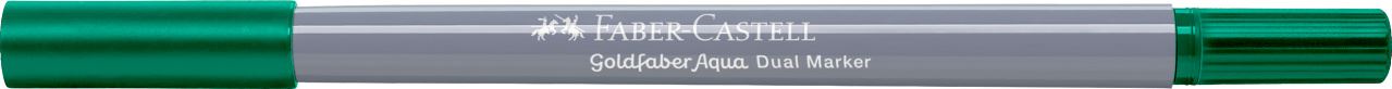 Faber-Castell - Goldfaber Aqua Dual Marker, verde de ptalocianina oscuro