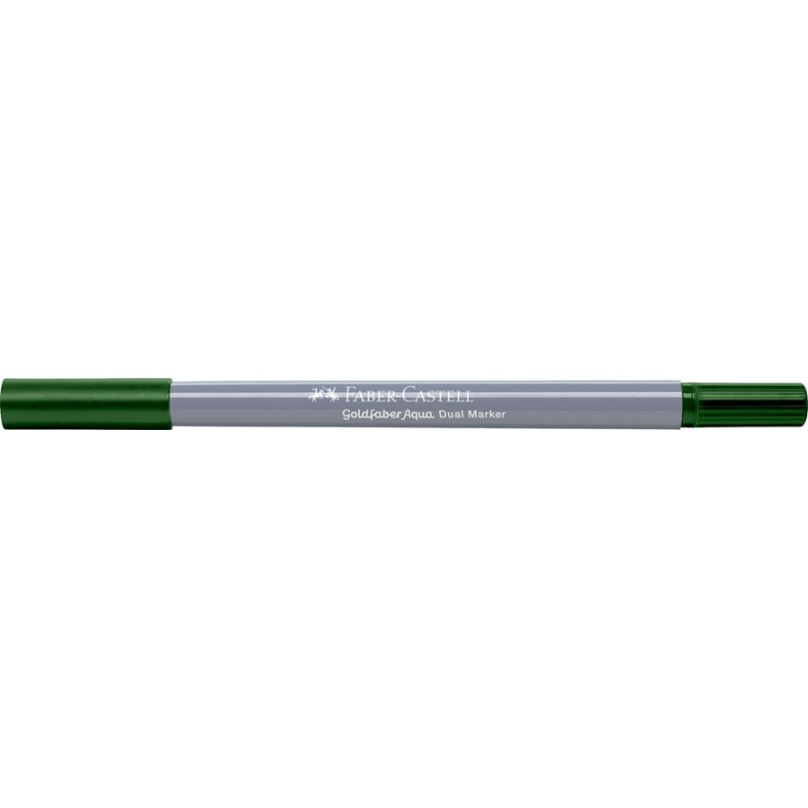 Faber-Castell - Goldfaber Aqua Dual Marker, verde pino