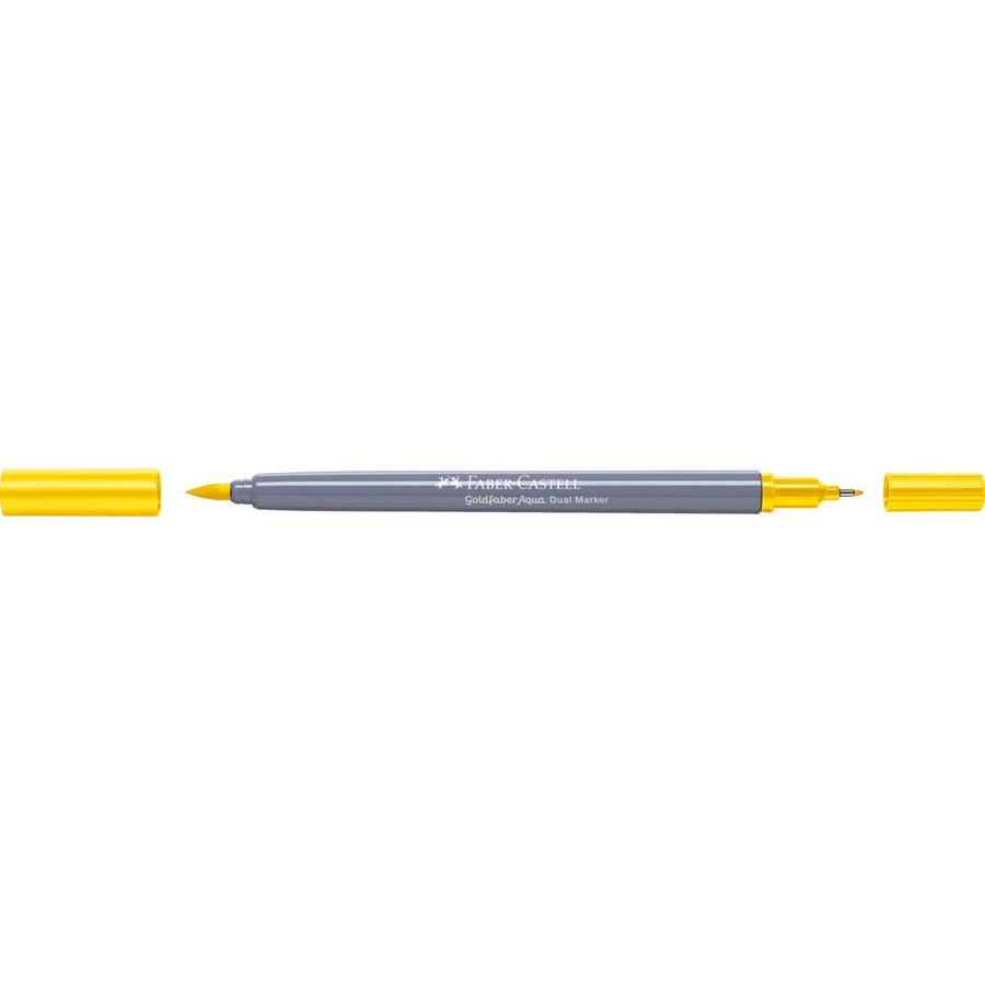 Faber-Castell - Goldfaber Aqua Dual Marker, amarillo de cadmio