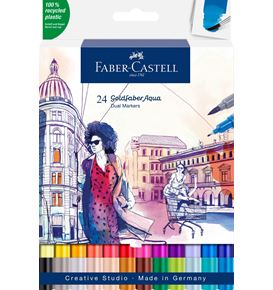 Faber-Castell - Goldfaber Aqua Dual Marker estuche con 24