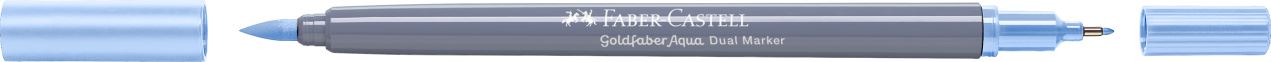 Faber-Castell - Goldfaber Aqua Dual Marker, azul cielo pastel