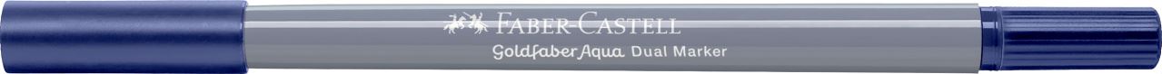 Faber-Castell - Goldfaber Aqua Dual Marker, azul de idantreno