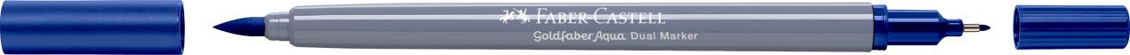 Faber-Castell - Goldfaber Aqua Dual Marker, azul celeste rojizo