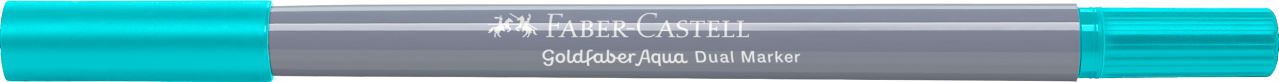 Faber-Castell - Goldfaber Aqua Dual Marker, verde cobalto claro