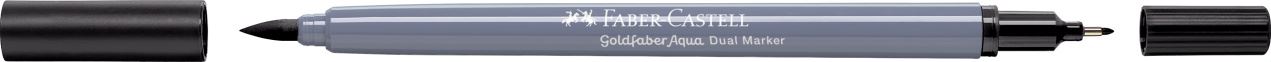 Faber-Castell - Goldfaber Aqua Dual Marker, negro