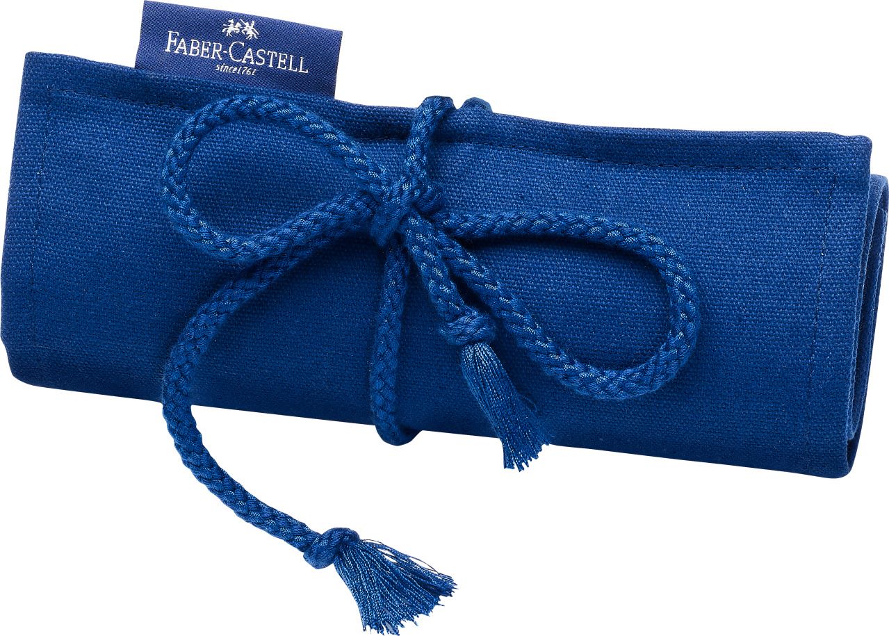 Faber-Castell - Estuche enrollable para lápices Goldfaber Aqua, lleno