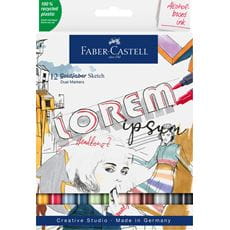 Faber-Castell - Goldfaber Sketch Marker, wallet of 12