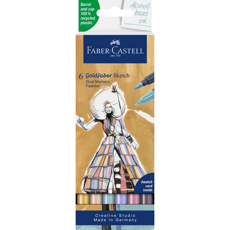 Faber-Castell - Sketch Marker Gofa Fashion set x6