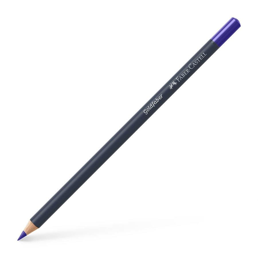 Faber-Castell - Lápiz de color Goldfaber, violeta azulado