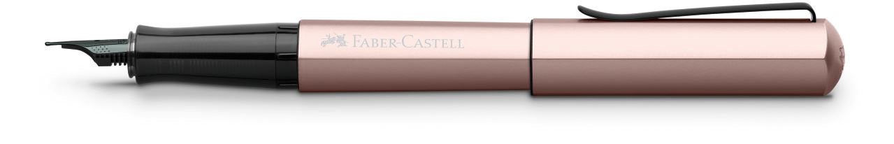 Faber-Castell - Pluma estilográfica Hexo rosado F
