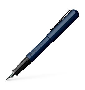 Faber-Castell - Pluma estilográfica Hexo azul EF
