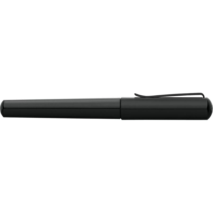 Faber-Castell - Pluma estilográfica Hexo negro matt M