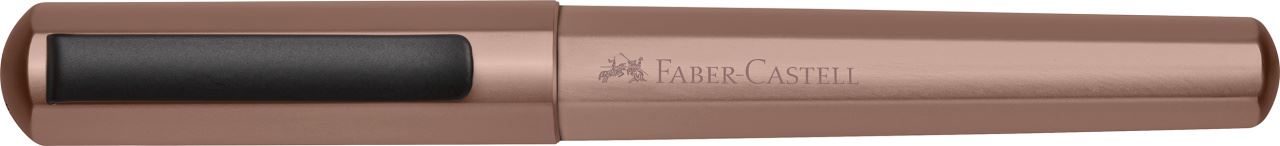 Faber-Castell - Pluma estilográfica Hexo bronce F