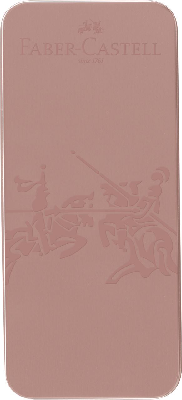 Faber-Castell - Set Hexo: Pluma M y Bolígrafo bronce
