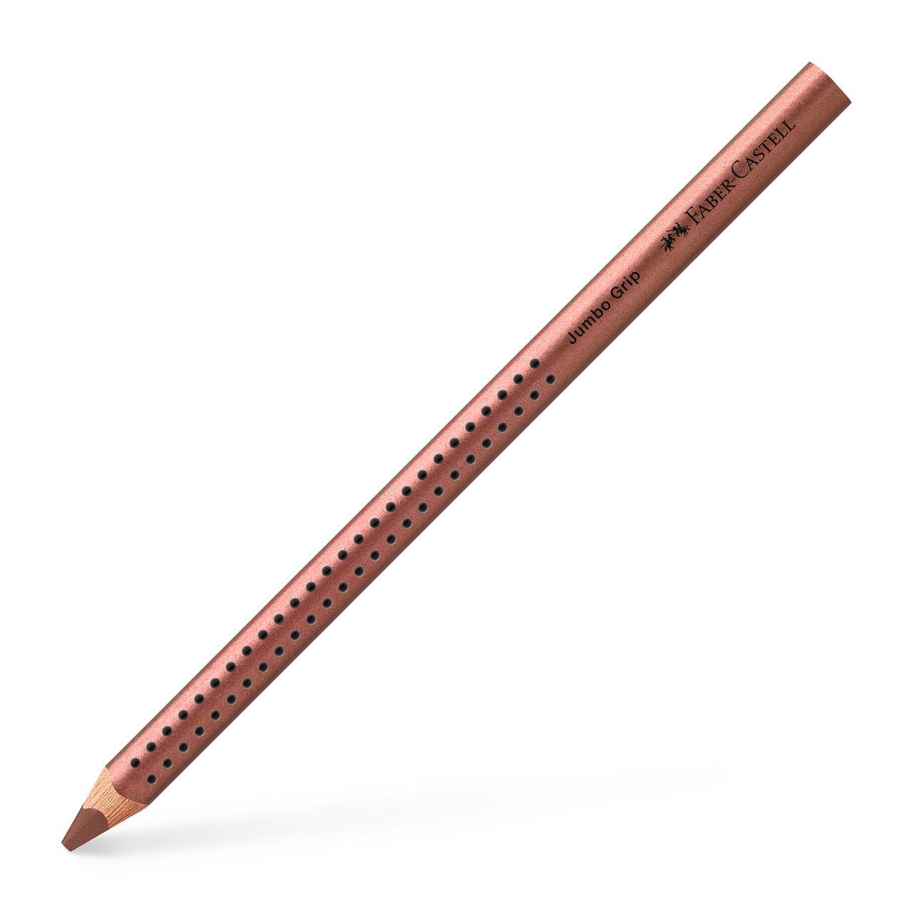 Faber-Castell - Lápiz de color Jumbo Grip Metallic, cobre