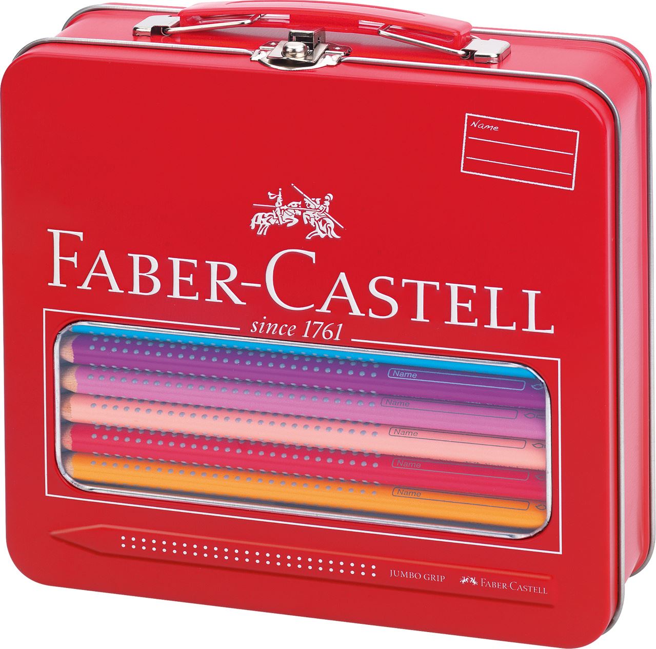 Faber-Castell - Lápiz de color Jumbo Grip Globo aerostático, est. metal
