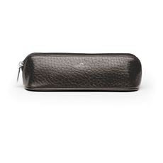 Faber-Castell - Estuche pequeño para accesorios, piel granulada marrón
