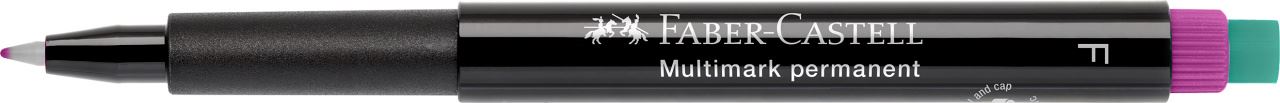 Faber-Castell - Rotulador multifuncional permanente Multimark, F, violeta