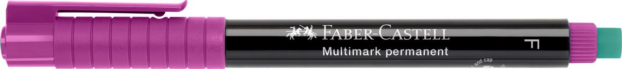 Faber-Castell - Rotulador multifuncional permanente Multimark, F, violeta