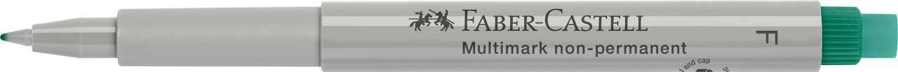 Faber-Castell - Rotulador multifuncional no permanente Multimark, F, verde