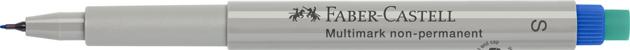 Faber-Castell - Rotulador multifuncional no permanente Multimark, S, azul