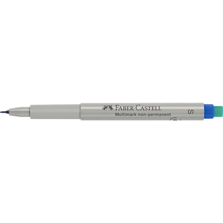Faber-Castell - Rotulador multifuncional no permanente Multimark, S, azul
