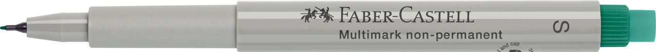 Faber-Castell - Rotulador multifuncional no permanente Multimark, S, verde